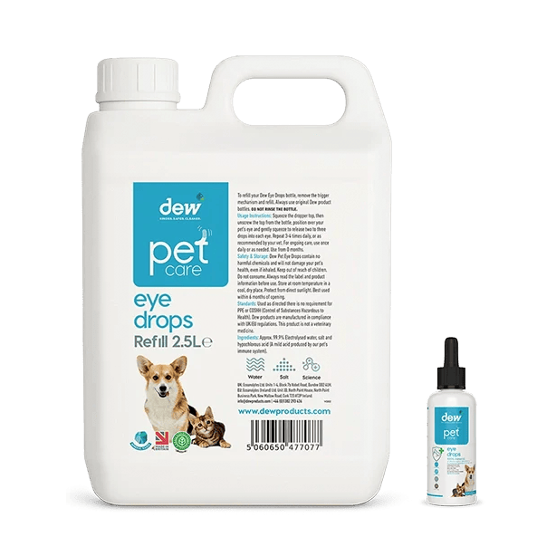 Dew Pet Prirodne kapi za oči za životinje